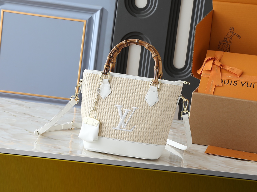 Louis Vuitton LV Classic Handbag Premium Canvas Model M14370 Adjustable Strap Elegant Look Luxury Accessory